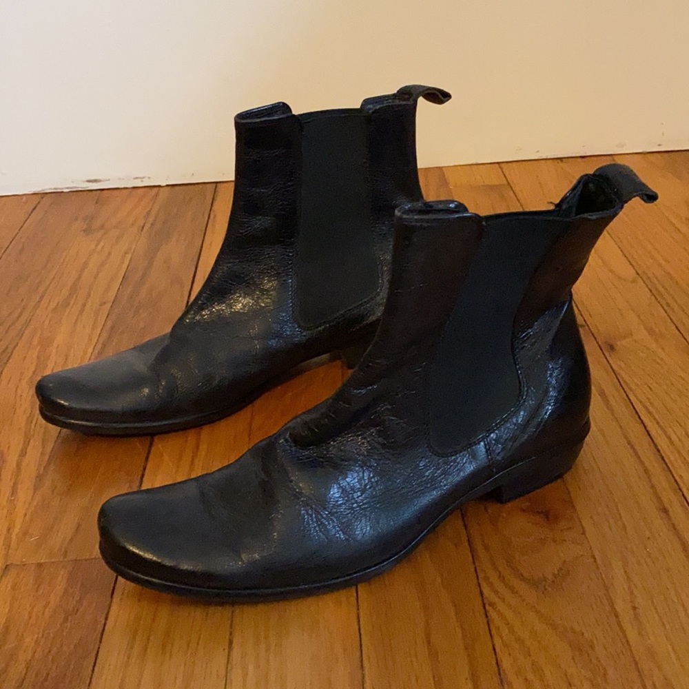 Genuine vintage Italian leather Chelsea boots